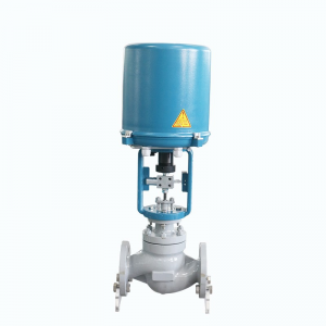 Pneumatic flow control valve automatically regulates steam proportional temperature and pressure