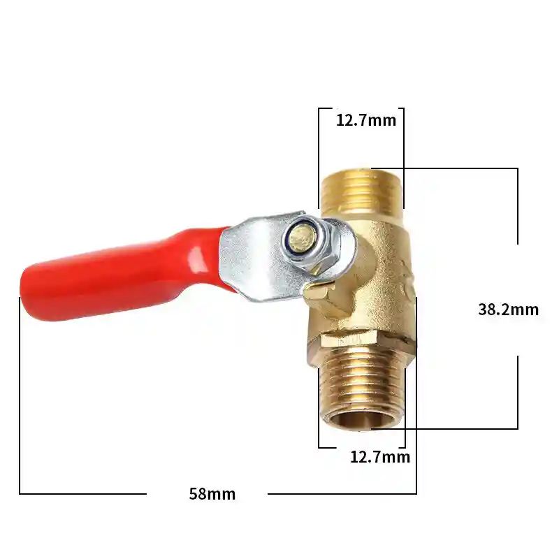 1/2″ Ball Valve with Bleeder – Pressure Relief & Residual Bleed