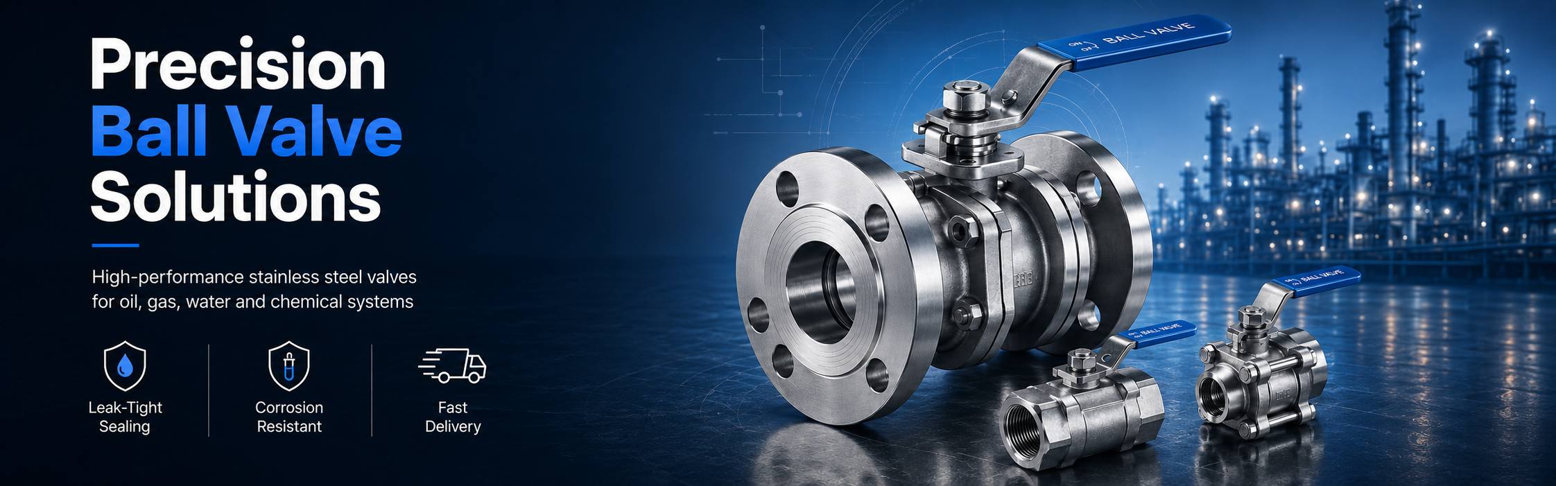 3 piece ball valve