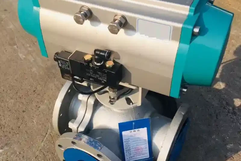 Typical air consumption pneumatic actuator ball valve cycle