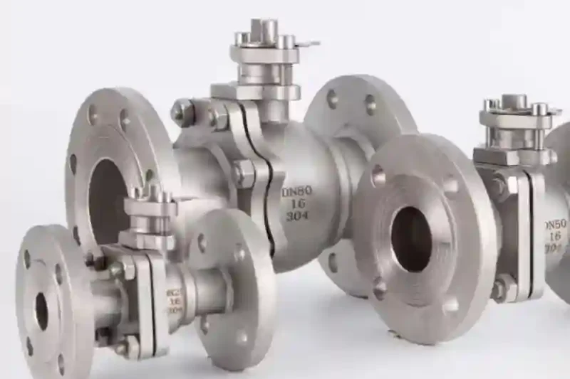 What are the four types of ball valves?