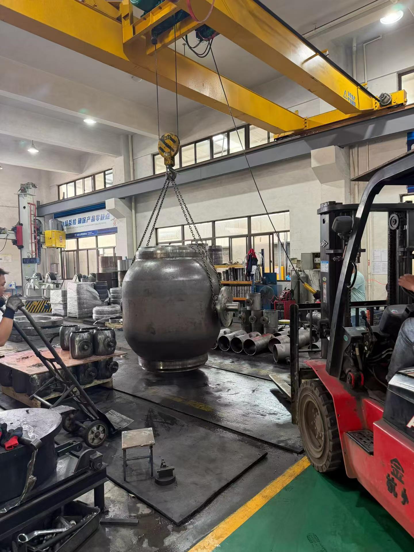 Stainless steel ball valve generation workshop
