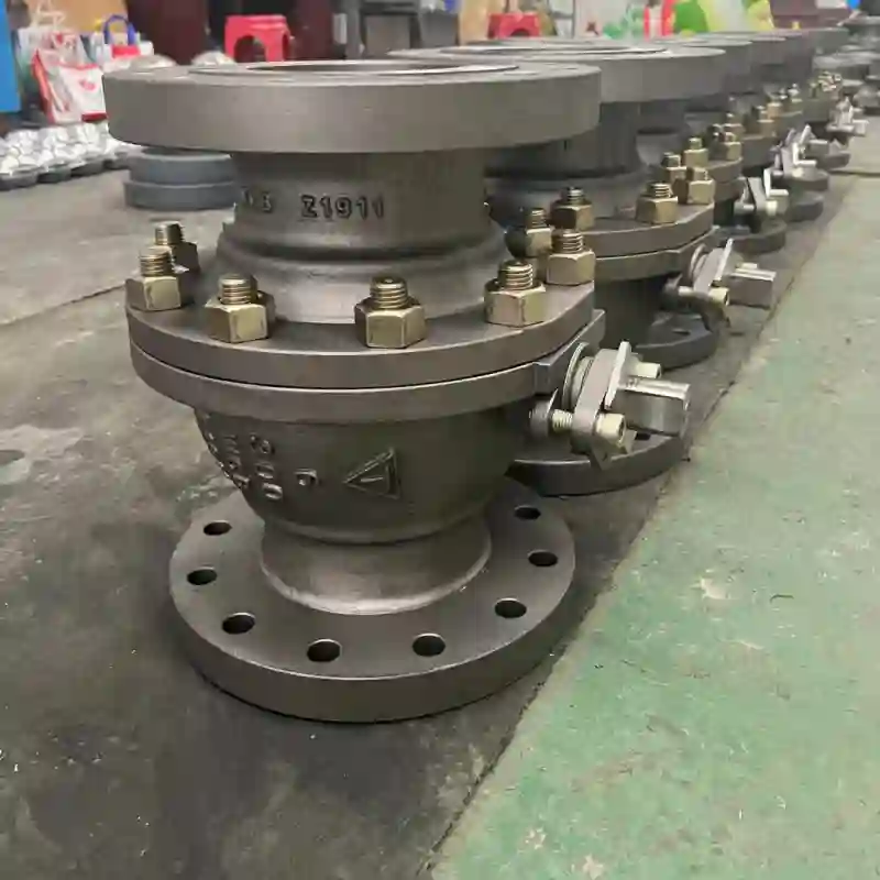 DN65 65mm Ball Valve Gas Pipeline Use ISO5211 Mount Automated Upgrade Available