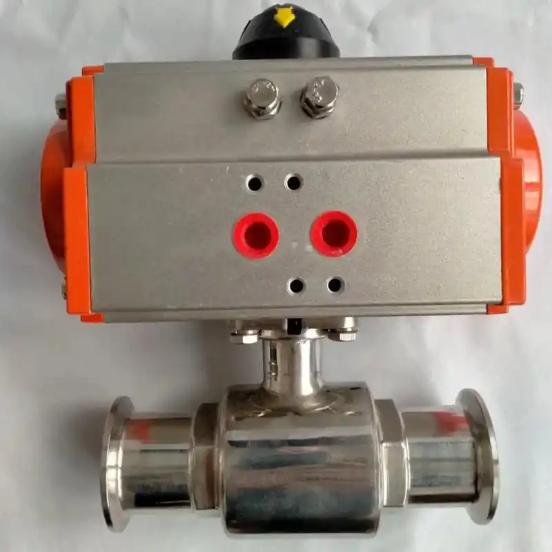 Stainless Steel Pneumatic Ball Valve Corrosion-Resistant High-Temperature