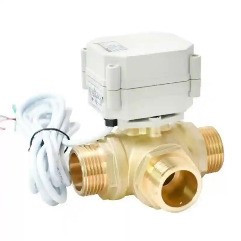 Brass Motorized Ball Valve LeadFree Sanitary Pressure Resistant Water Control