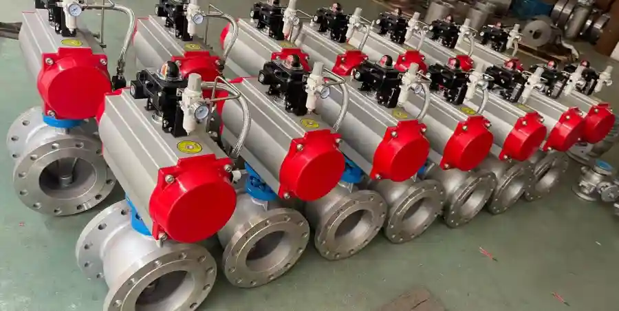 stainless steel ball valve actuator