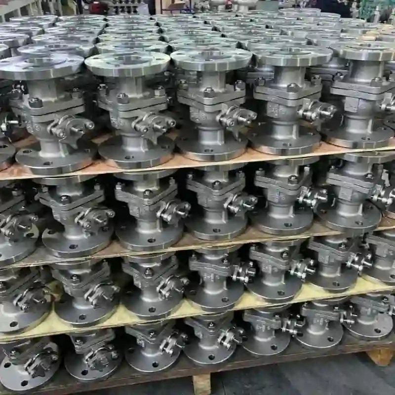 Duplex Stainless Steel Ball Valve Anti Chloride Corrosion For Seawater System