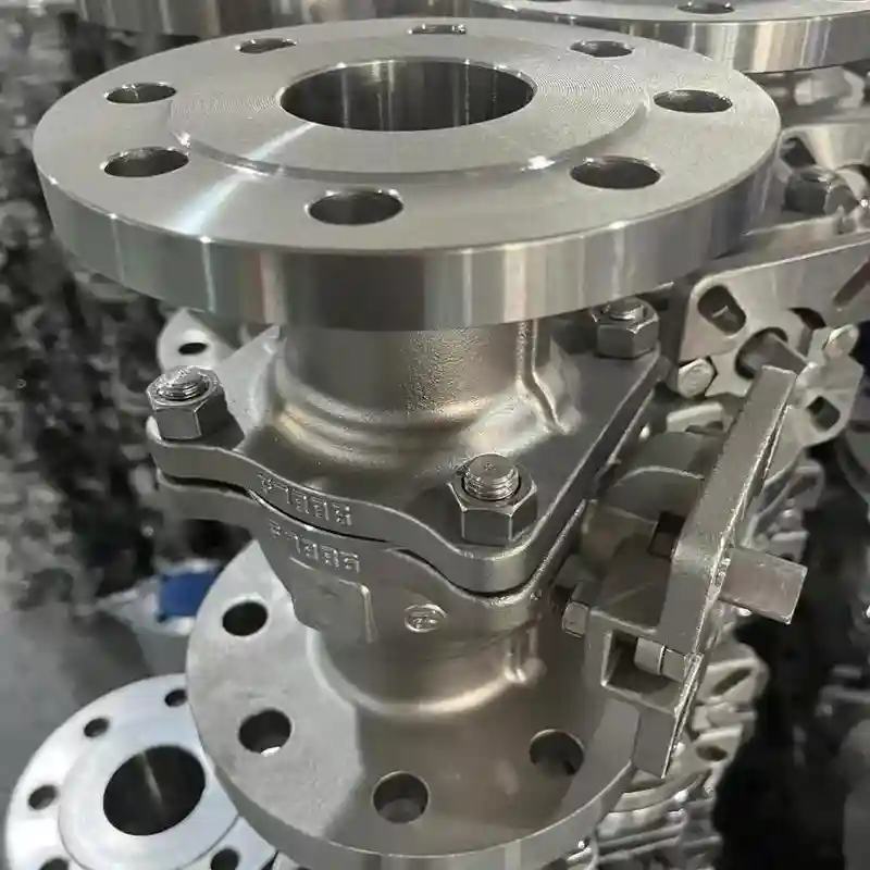 3 Inch Stainless Steel Ball Valve DN80 Full Port Flanged For Chilled Water & Chemical