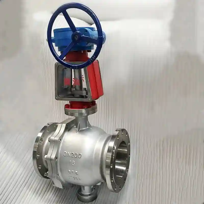 Stainless Steel Trunnion Ball Valve High Pressure Heavy Duty For Petrochemical Pipeline
