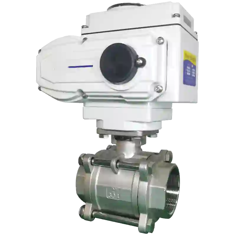 Electric three Piece Ball Valve – With 4-20mA Position Feedback