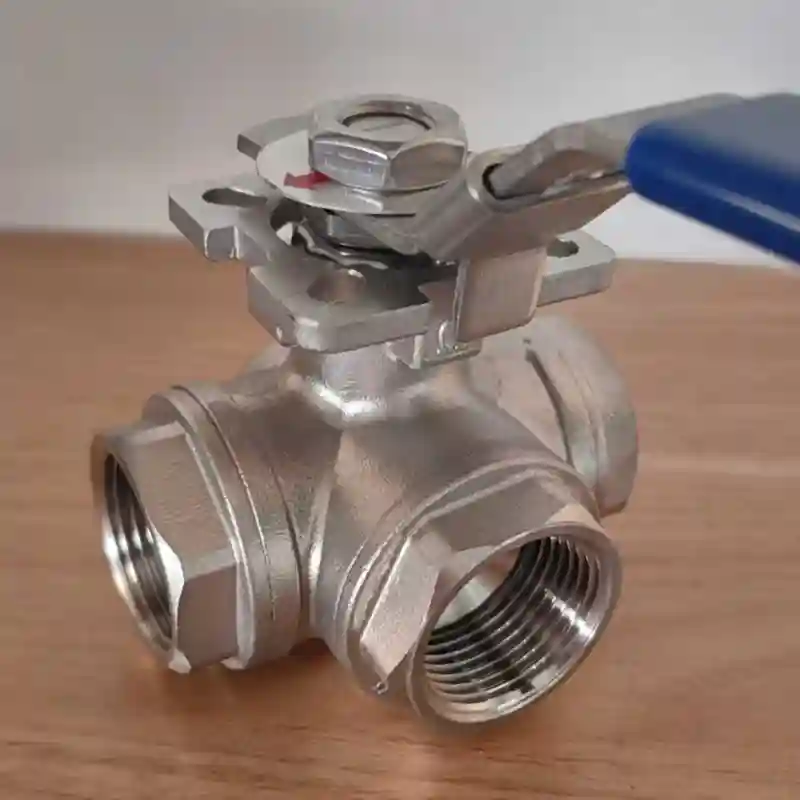1/2 Inch Three Way Ball Valve – Full Port L/T Port for Flow Control