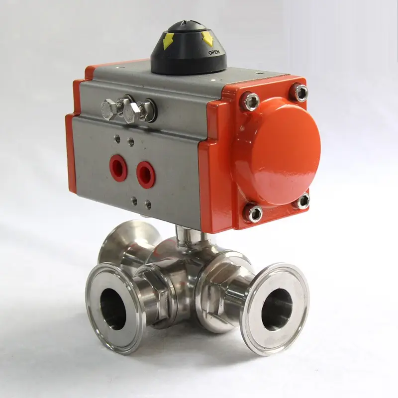 3/4″ Three Way Ball Valve – L/T Port for Flow Switching & Mixing