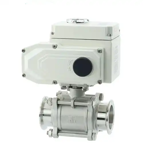 Sanitary three Piece Ball Valve – Tri-Clamp Hygienic Design