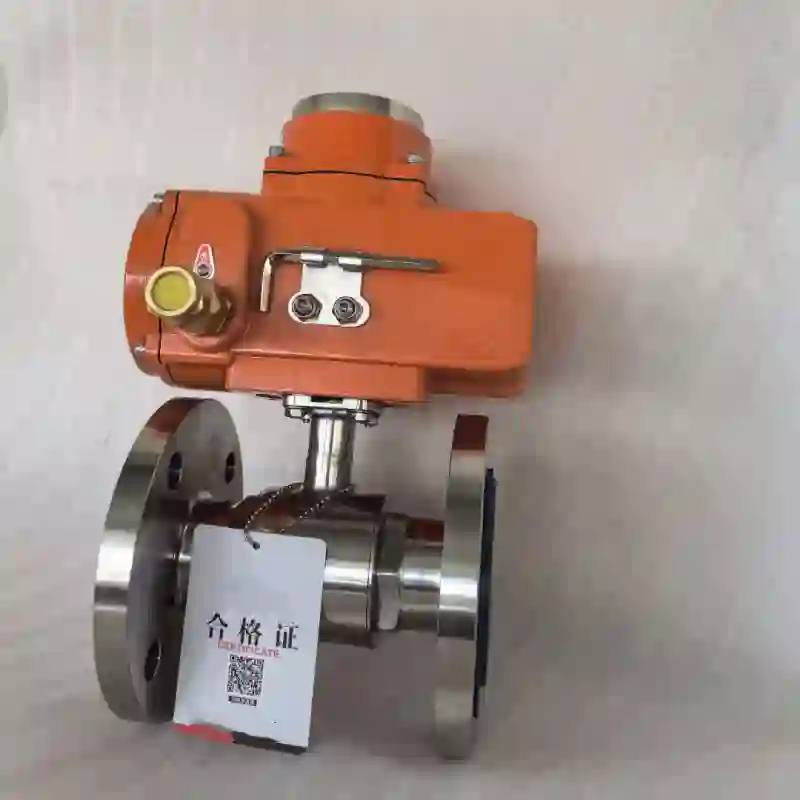 Electric Flanged Sanitary Ball Valve for Hygiene & Automation