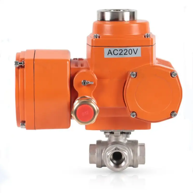 1/4″ Motorized Ball Valve Mini Auto Control Low Flow Resistance High Sealing