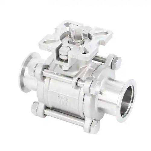 China 3 Piece High Vacuum Ball Valve – 10⁻⁷ Pa Leak Rate
