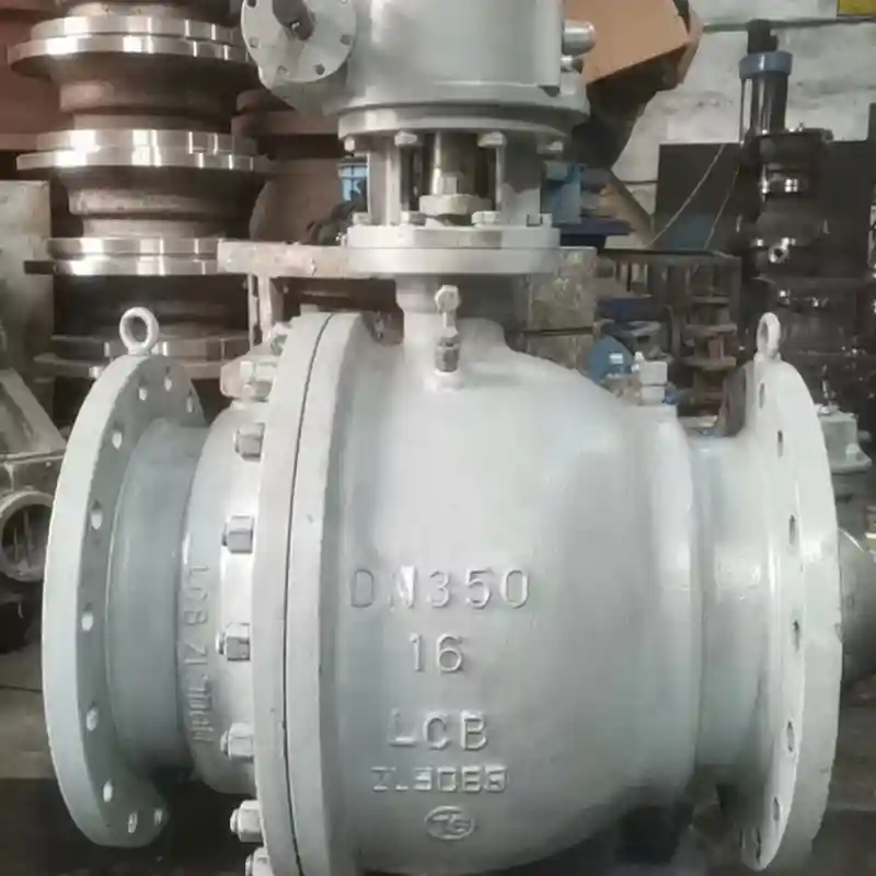 carbon steel trunnion mounted ball valve
