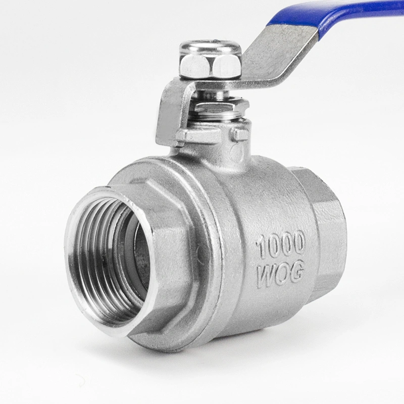 Thread Stainless Steel Ball Valve Compact Size Easy Installation